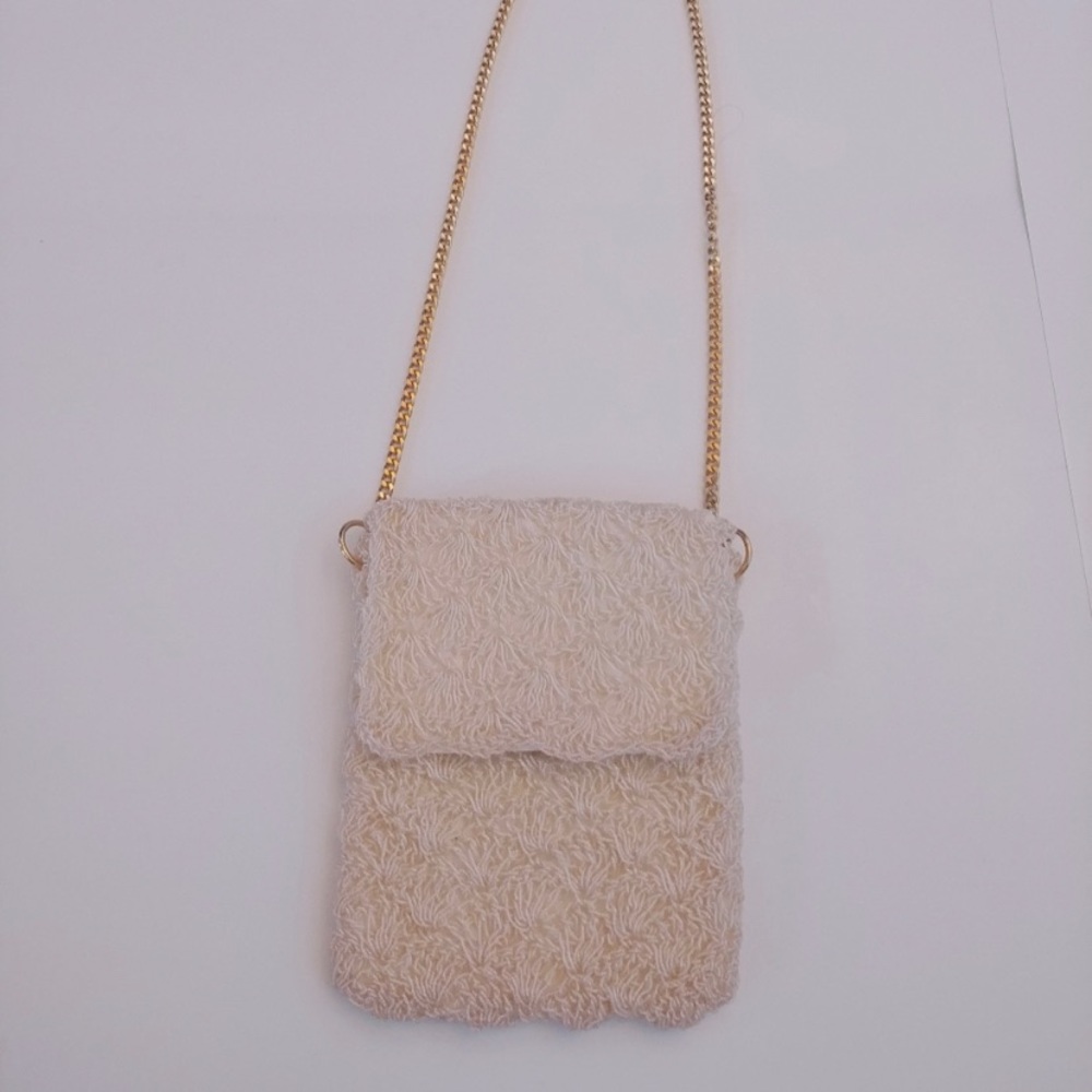 Gorgeous Vintage Beaded Pearled Evening Bag 1950 - Picture 2 of 5